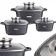 SET POSUDA MARMOR POTS SET INDUKCIJA PLIN