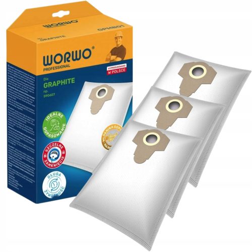  Worwo GPMB01 vrećice za usisivač, 3 komada