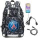 Vodootporni USB Rukzak PSG Paris Uzori za Laptop A4 Velikih Dimenzija