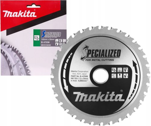 Makita B-47151 rezni disk za metal 150 x 20 mm