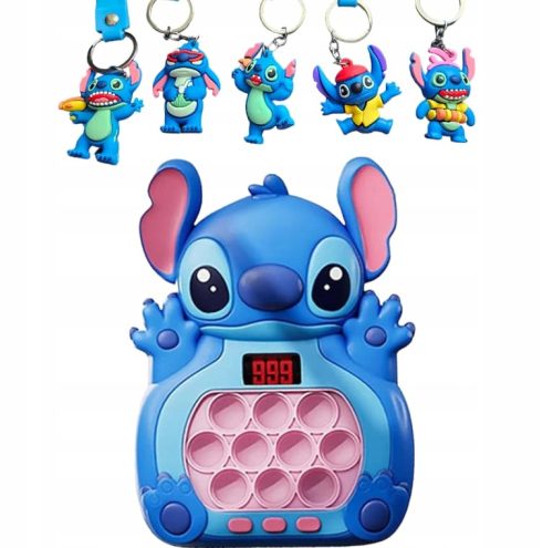 POP IT ARKADA ELEKTRIČNA IGRA LILO & STITCH KONZOLA + 3D PRIVJESAK ZA KLJUČEVE