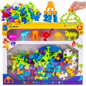    SILIKONSKA KONSTRUKCIJA SUMSKI BLOKOVI SET 96 ŠARENI MASNI MOZAK