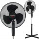  STOJEĆI VENTILATOR PODNI VENTILATOR CRNI SNAŽAN TIHI VELIKI 3 NAČINA 40 cm