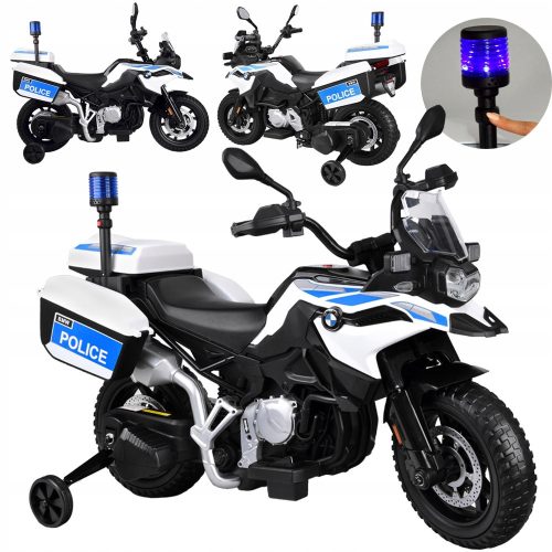 Veliki električni motocikl BMW Policija PA0282 s kogutom  Veliki električni motocikl BMW Policija s kogutom PA0282 je idealan poklon za svako dijete od 3 godine.