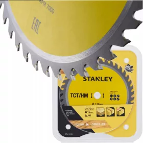 TCT/HM Karbidna Kružna Pila za Drvo 170mm Stanley