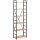 Regal za knjige Fromm & Starck dimenzija 60 cm x 182,5 cm x 28 cm crna