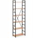 Regal za knjige Fromm & Starck dimenzija 60 cm x 182,5 cm x 28 cm crna