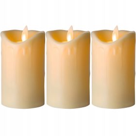  LED svijeća s pokretnim plamenom 10 cm