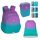 CoolPack školski ruksak Ombre Gradient Blueberry Set