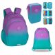 CoolPack školski ruksak Ombre Gradient Blueberry Set
