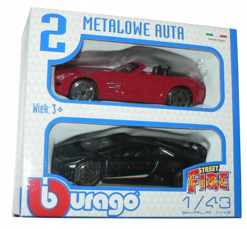 Luksuzni set modela automobila: LAMBORGHINI HURACAN PERFORMANTE i MERCEDES BENZ SLS AMG ROADSTER