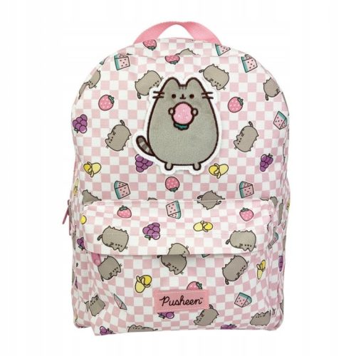 PUSHEEN FRUITS mačji ruksak s plišanom aplikacijom 37cm