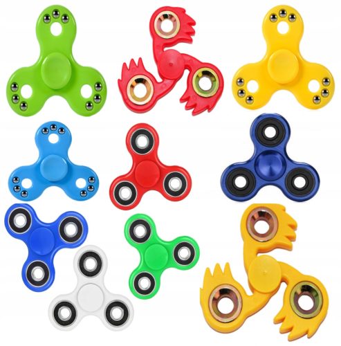  ANTISTRES IGRAČKA, SPRAVICA ZA SVAKOGA, RUČNI SPINNER, SET 10 SPINERA
