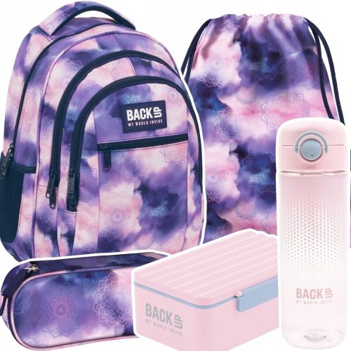 Backup Školski Ruksak Mladima s Mandala Motivom i 5 Dijelova 26L
