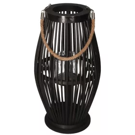 Lampion od bambusa, lampion od crnog ratana, visine 60 cm