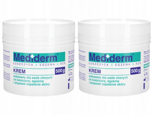 2x MEDIDERM krema za psorijazu, ekcem i atopijski dermatitis 500g