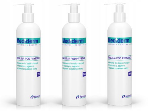 MEDIDERM SHOWER Emulzija za tuširanje za osjetljivu kožu 3 x 250 g