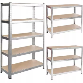   Regal za skladištenje metala Humberg 180 x 90 x 40 cm max 265 kg po polici