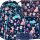 AstraBag Deluxe školski ruksak set za djevojčice Shades of blue 20 l