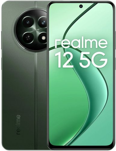 realme 12 5G pametni telefon 8/256GB 6,72" AMOLED 120Hz 108 Mpx kamera zelena