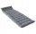 Premium sklopivi madrac za putni krevet Kanadski Premium Sivi 194x70 cm