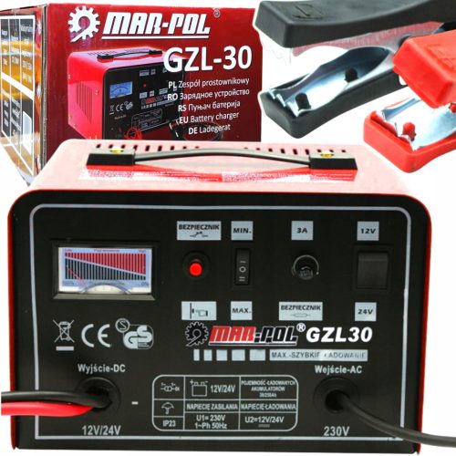  ISPRAVLJAČ 12V 24V GZL30 SA FUNKCIJOM BRZOG PUNJENJA 30A