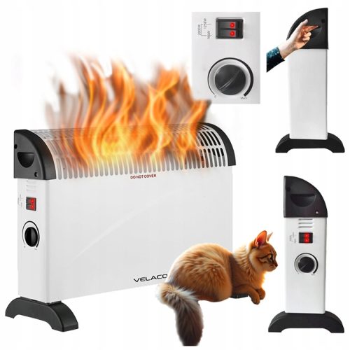 Velaco 2000 W bijela konvektorska grijalica