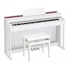 Casio AP-470WE Digitalni Klavir s Podesivom Drvenom Klupicom