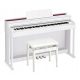 Casio AP-470WE Digitalni Klavir s Podesivom Drvenom Klupicom