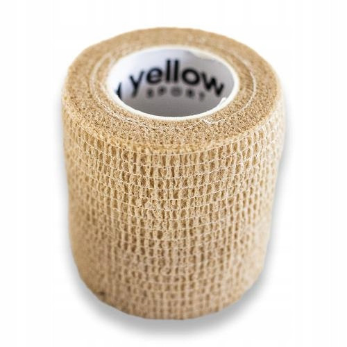 YellowBAND Kohezivni zavoj 5cm x 4,5m boje mesa