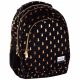 School Backpack HEAD with Tiny Golden Cats Design