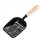 Metalna lopatica za mačji pijesak s drvenom drškom, crna, dimenzija 14*22cm