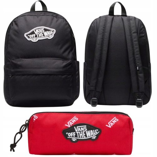 Vans Old Skool Školski Ruksak Crni + Pernica za Školu