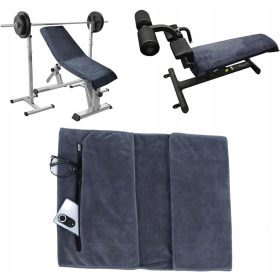 Set ručnika za teretanu s džepom i naslonom za glavu