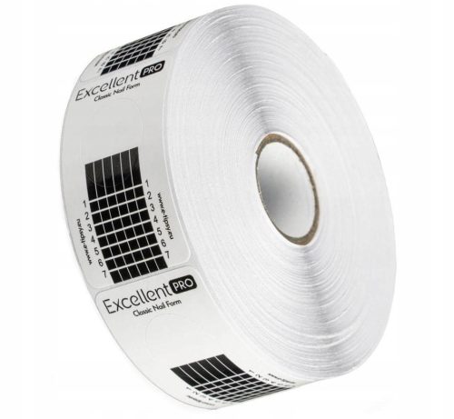 EXCELENTNI PRO KLASIČNI ŠABLONI ZA PRODUŽIVANJE NOKTIJU GELOM 500 kom.