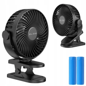    UREDSKI VENTILATOR MINI STOLNI VENTILATOR BEŽIČNI KLIP ZA BATERIJE