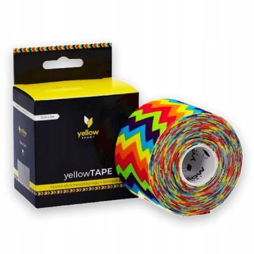 YellowTAPE Kinezio-traka 5 cm x 5 m, višebojna