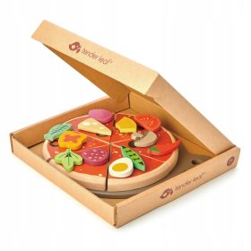 Pizza s dodacima Drveni igrački set Tender Leaf Toys TL8275