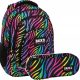kolski ruksak za djevojčice Backup Multicolor 26 l + Backup pernica