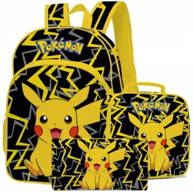 Pikachu školski ruksak za djecu s više odjeljaka