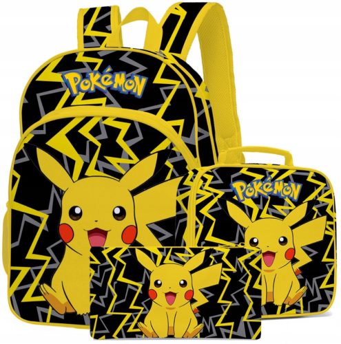 Pikachu školski ruksak za djecu s više odjeljaka