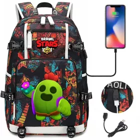 Brawl Stars Spike ruksak s USB punjenjem