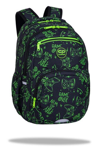 Crni školski ruksak za mlade Game Night CoolPack F099711