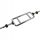  Neck truss Hybrid, promjer 25 mm, duljina 91 cm, gumene kuke