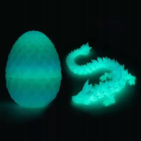    3D tiskani zmaj, tiskani kristalni zmaj Artikulirani dom zmaja