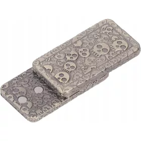    Magnetic Fidget Slider, Metalne Fidget igračke s uzorkom lubanje za ADHD