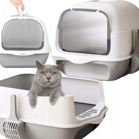   Kućica za mačke s filtrom i lopaticom, prostrana i jednostavna za čišćenje