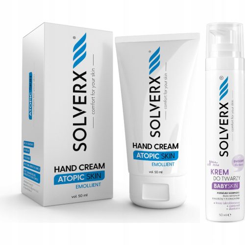 SOLVERX Krema za Bebe i Atopičnu Kožu: Lice i Ruke - 50ml