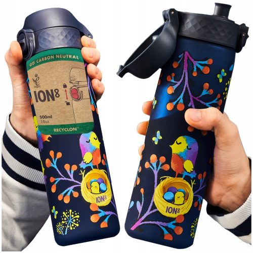 ION8 Bočica za vodu za djecu ŠKOLA Nepropusna EKO Bočica za ruksak 500 ml