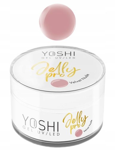 YOSHI JELLY PRO GEL UV LED - ŽEL ZA IZGRADNJU VELVET NUDE 15 g